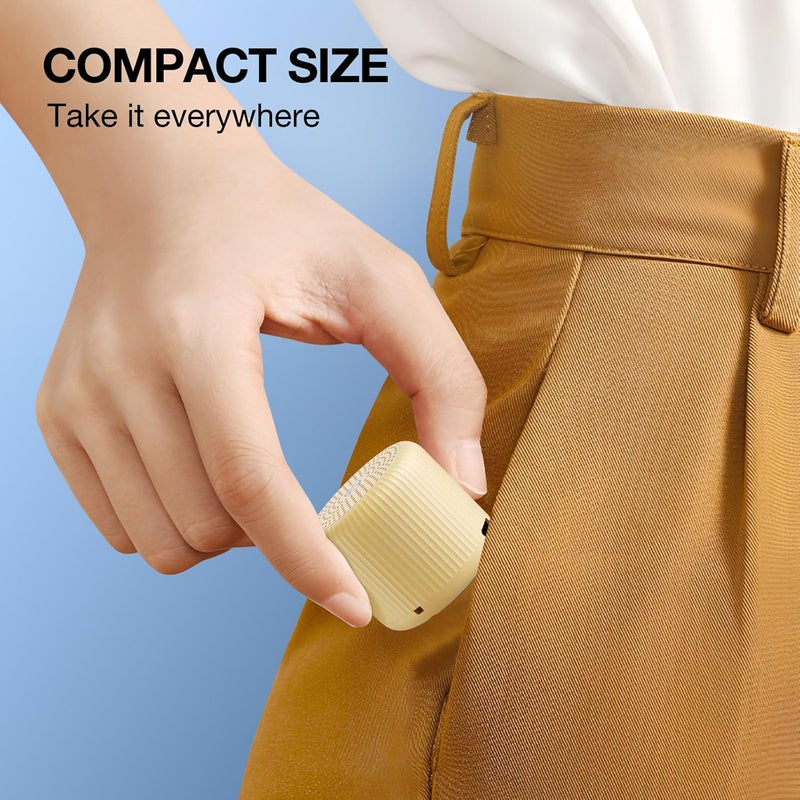 LEICEX White Noise Machine Baby Portable Sound Machine, Travel Sound Machine,15 Non-Looping Sound Timer and Memory Play, Mini White Noise Machine for Sleeping Office Travel （Honey） - Image 2